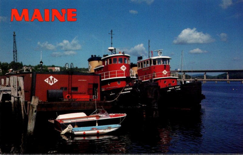 Maine Belfast Penobscot Bay Tugs Penobscot Bay Tug Fleet
