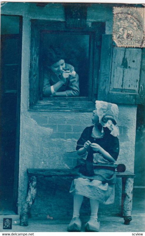 Dutch child couple , 1900-10s ; TUCK 838 P