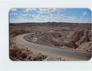 Postcard Scene In Bad Lands National Monument, South Dakota