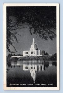 Latter Day Saints LDS Temple Idaho Fallls Idaho ID UNP WB Graycraft Postcard M14