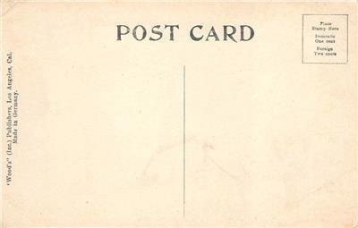 Carnegie Library, Monrovia, CA San Gabriel Valley ca 1910s Hand-Colored Postcard