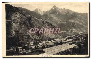 Old Postcard Modane Station General view