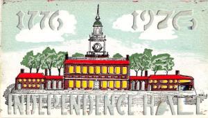 Philadelphia Pennsylvania Independence Hall Hold to Light Postcard J65280