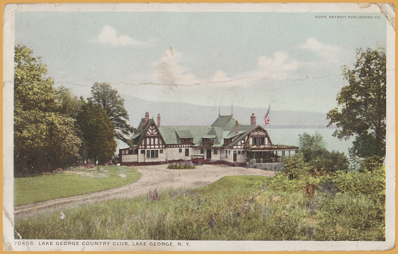Lake George New York Lake George Country Club 1912 Hippostcard