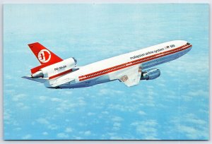 Aviation Postcard MAS Malaysia Airlines System Issued Douglas DC-10-30 EZ5