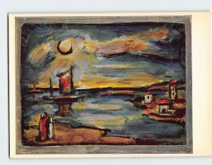 Postcard Christ chez les pêcheurs By Georges Rouault