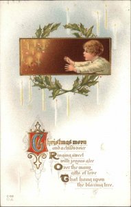 Christmas - Happy Little Boy NASH C-66 c1910 Postcard