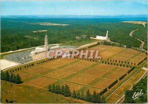Modern Postcard Verdun Meuse and Battlefields Aerial view of the Douaumont Os...