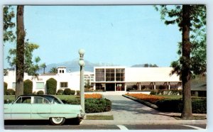 SAN BERNARDINO, California CA ~ HALL of JUSTICE 1962 ~ Cool 1950s Car Postcard