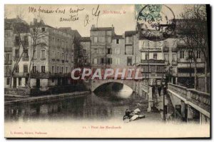 Old Postcard The bridge merchants Narbonne