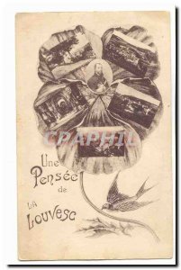 Old Postcard A thought of Louvesc