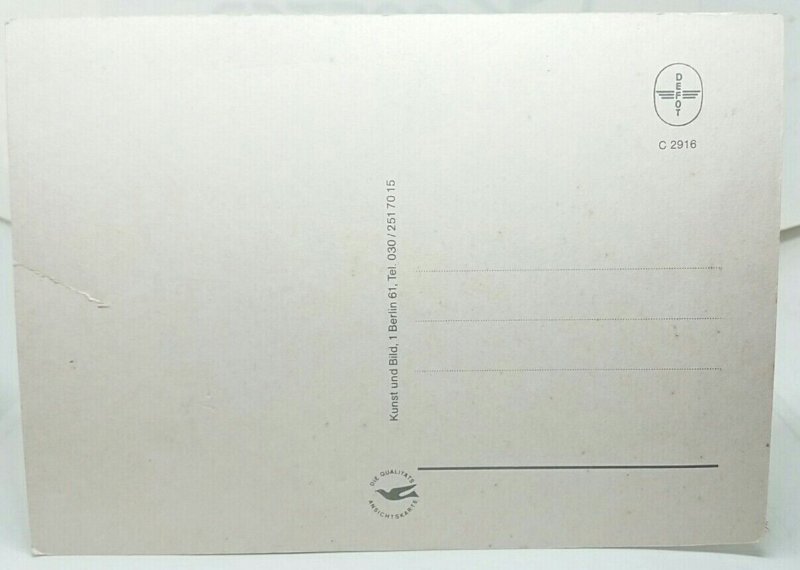 Alt Berlin Alexanderplatz Old Trams c1910 Vintage Postcard