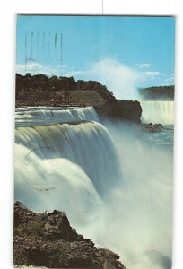 Niagara Falls Canada Postcard 1968 American Falls at Prospect Point