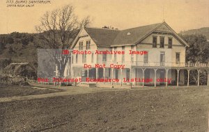 CA, Santa Rosa, California, Burk's Sanitarium, HH Tammen No 1173