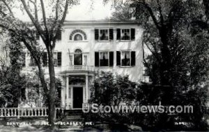 Real Photo, Sortwell House in Wiscasset, Maine