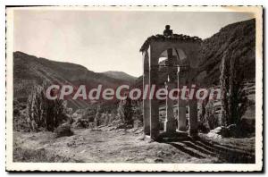 Postcard Old Annot La Croix Romane