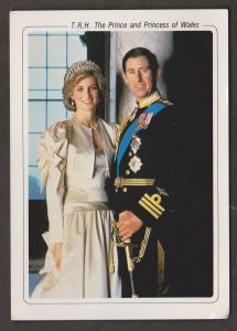 Prince Charles & Princess Diana - Unused - Corner Creases