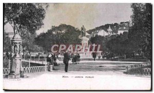 Nice Old Postcard Public Garden