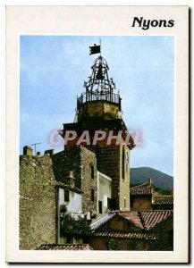 Postcard Modern Nyons Drome steeple