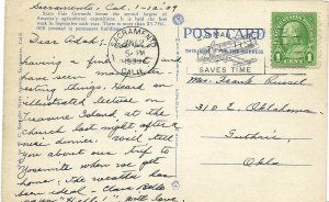 Aerial View State Fair Grounds Sacramento California Mailed 1939