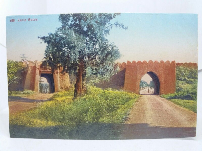 Zaria Gates Zaria City Nigeria Vintage Postcard CMS Bookshop Early 1900s