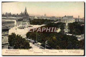 Postcard Old Franzensring Wien