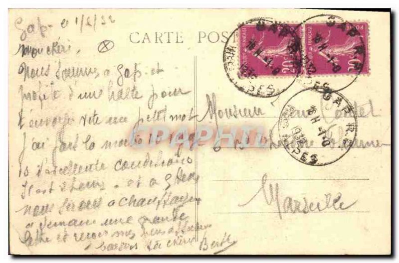 Postcard Old Gap General view