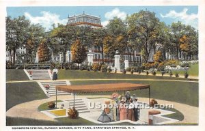 Sunken Garden, City Park - Saratoga Springs, New York