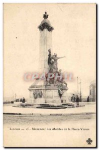 Limoges Old Postcard Monument mobile Haute Vienne