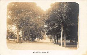 Brimfield MA West Main Street RPPC Postcard