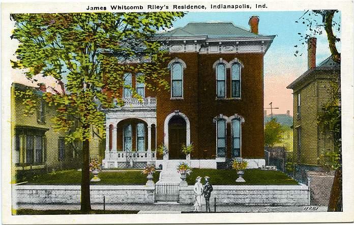 James Whitcomb Riley's Residence - Indianapolis IN, Indiana - WB