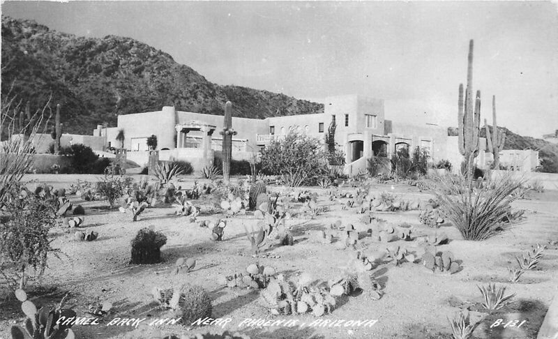 Camel Back Inn roadside Phoenix Arizona #B131 RPPC Photo Postcard 20-9207