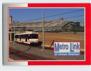 Postcard Metro Link at Union Station St. Louis Missouri USA