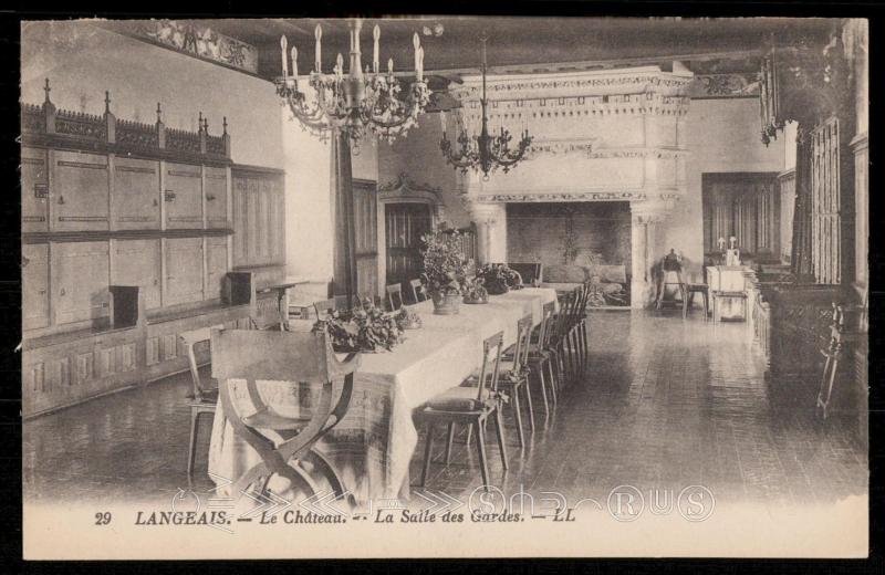 Langeais - Le Chateau - La Salle des Gardes