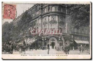 Old Postcard Paris Theater du Vaudeville