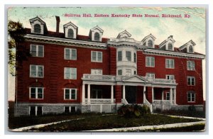 Sullivan Hall Eastern Kentucky State Normal School Richmond KY DB Postcard Y5