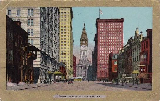 Broad Street Philaddelphia Pennsylvania 1907