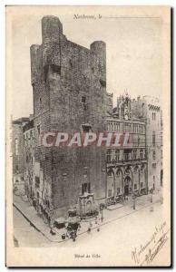Narbonne - Hotel de Ville - Old Postcard
