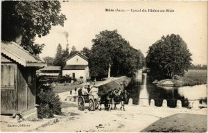 CPA Dole- Canal du Rhone au Rhin FRANCE- (1044289)