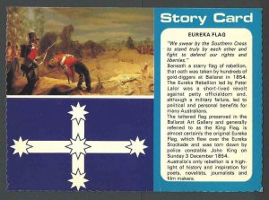 1980 PPC Australia The Eureka Flag In 1854 Rebellion By Gold Diggers At See Info
