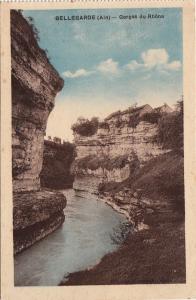 BF11412 bellegarde ain gorges du rhone  france front/back image