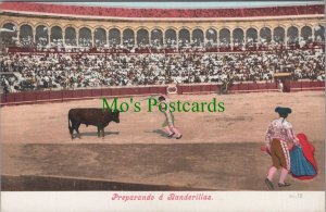 Spain Postcard - Spanish Bullfighting - Preparando a Banderillas Ref.RS30968