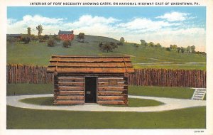 Interior of Fort Necessity east of Uniontown - Uniontown, Pennsylvania PA  