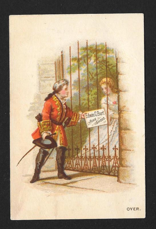 VICTORIAN TRADE CARDS (2) Edwin Burt Shoes Calendars