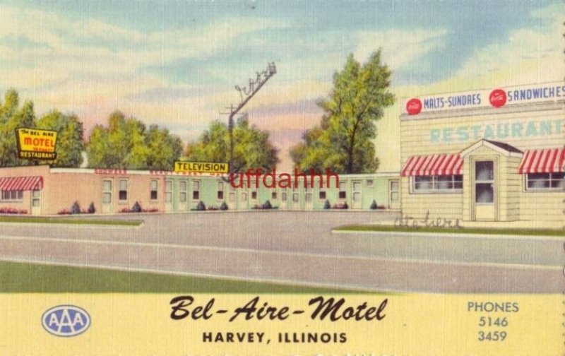 BEL-AIRE MOTEL on U.S. #6 HARVEY, IL 