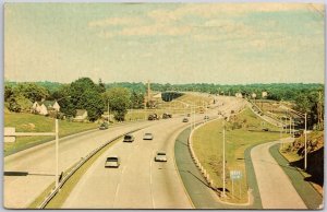 Turnpike Connecticut CT, 1964 Serving Business and Recreation, Vintage Postcard