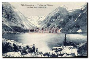 Old Postcard Vallee du Dauphine Veneon Lake Lauvitel