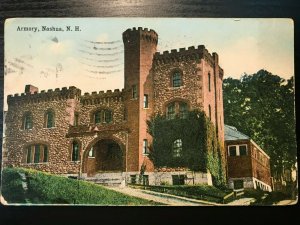 Vintage Postcard 1915 Armory Building Nashua New Hampshire NH