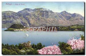 Old Postcard Bellagio Lago Di Como