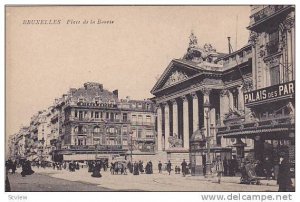 Place De La Bourse, Monico Bourse, Bruxelles, Belgium, 1900-1910s